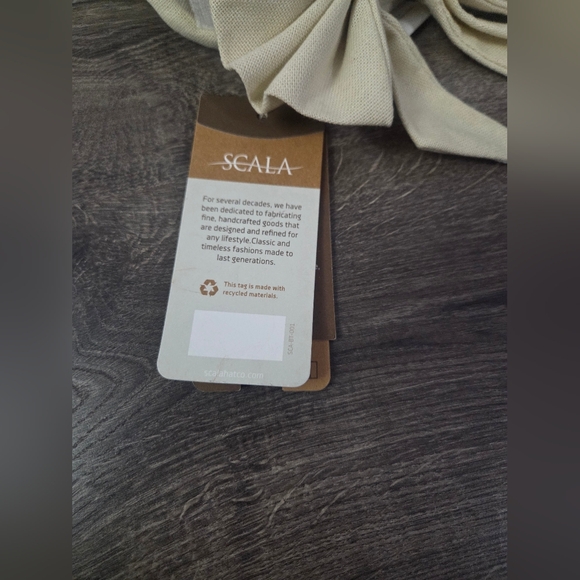 Scala Women's 100% Cotton Visor Hat NWT - Picture 6 of 9